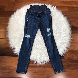 🌿 Maternity Full-Panel Boot-Cut Jeans